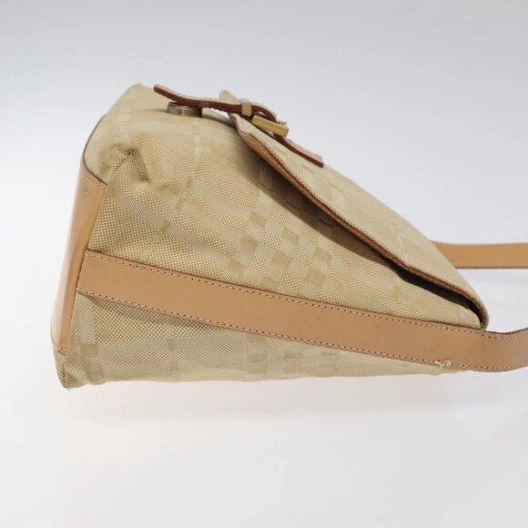 BURBERRY Nova Check Shoulder Bag Canvas Beige - Picture 6 of 16